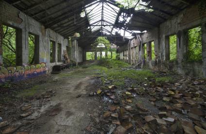 Vestiges d'installations minières