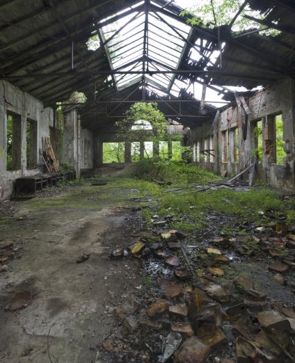 Vestiges d'installations minières