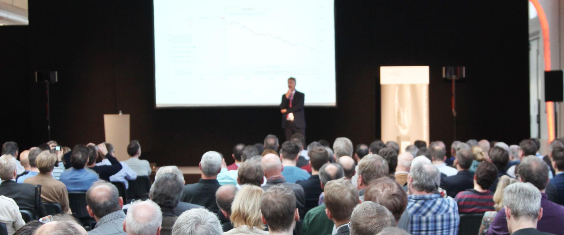 Public au cours d'une conférence