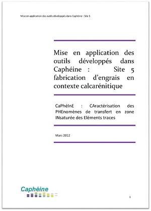 Couverture du guide site Fabrication d’engrais en contexte calcarénitique