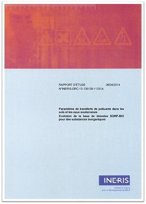 Couverture du rapport INERIS DRC-13-136138-11331A