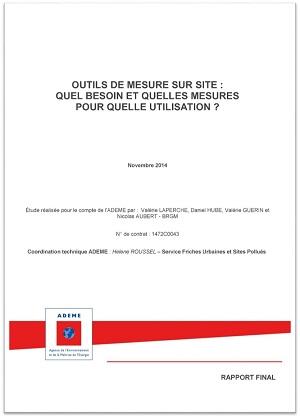 Couverture du rapport Outils de mesures sur site : quels besoins et quelles mesures pour quelle utilisation ?