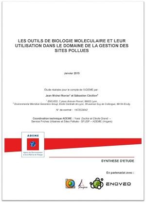 Couverture du rapport Les outils de biologie moléculaire et leur utilisation dans le domaine de la gestion des sites pollués