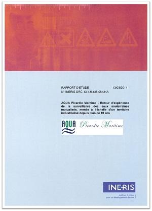 Couverture du rapport AQUA Picardie Maritime - Retour d’expérience de la surveillance des eaux souterraines mutualisée, menée à l’échelle d’un territoire industrialisé depuis plus de 10 ans