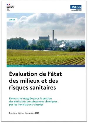 Page de couverture du guide Evaluation de l'état des milieux et des risques sanitaires