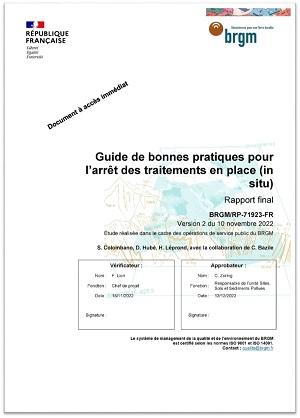 Image de couverture du rapport BRGM-RP-71923-FR