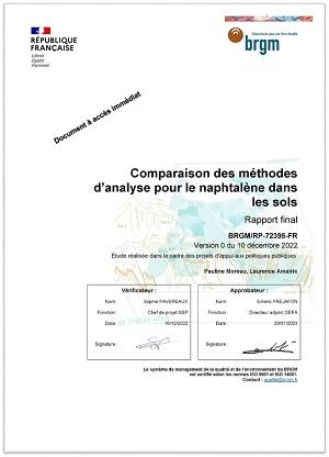 Image de la couverture du rapport BRGM RP-72395-FR