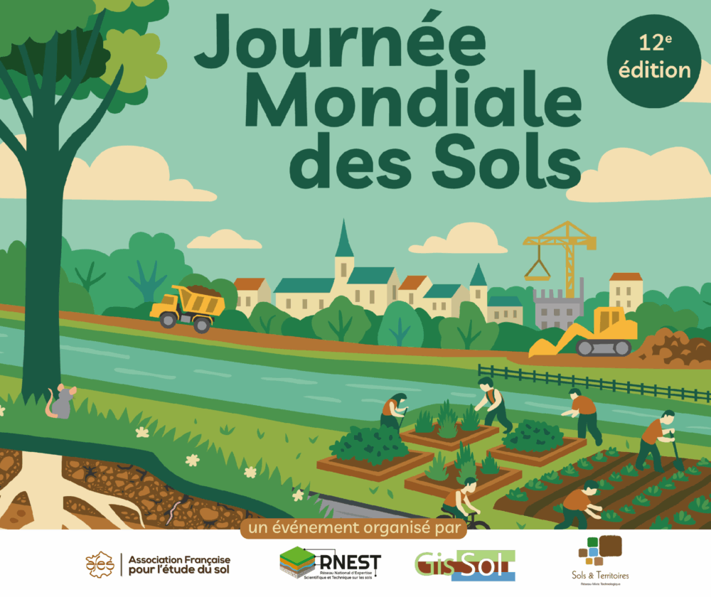 Image de l'affiche de la 12e édition de la Journée mondiale du Sol en Pays de la Loire