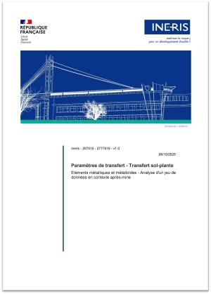 Image de la couverture du rapport INERIS 207010-2777010 - v1.0